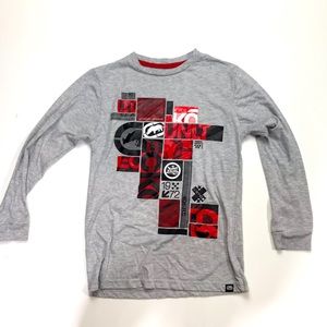 Ecko Unltd Boys Grey Long Sleeve TShirt